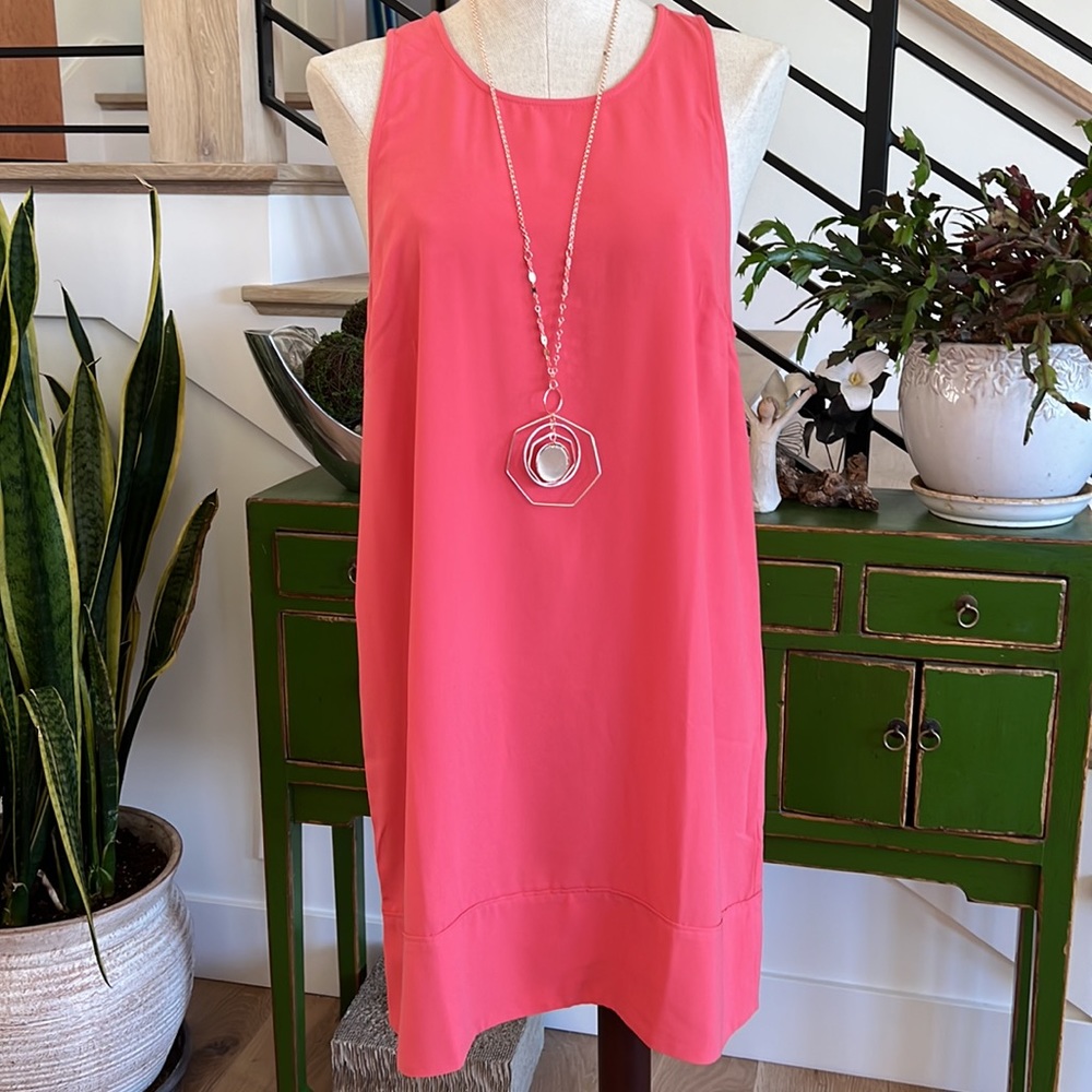 Pretty salmon color dress